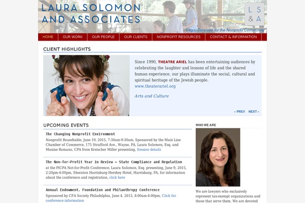 Solomon theme site design template sample