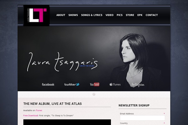 Grammy theme site design template sample