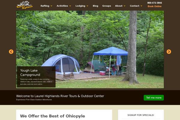 Resort theme site design template sample