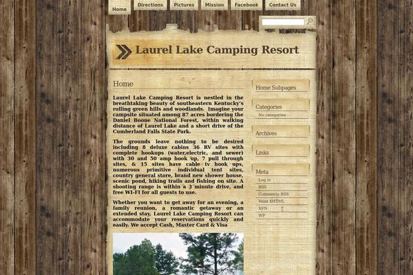 laurellakecampingresort.com site used Papyrus-10