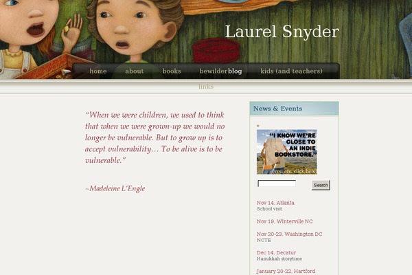 Laurel theme site design template sample