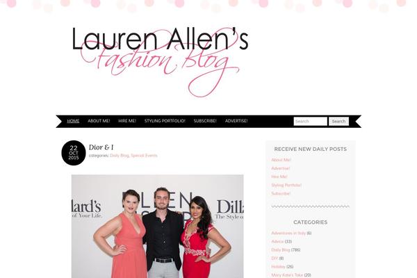 Adelle theme site design template sample