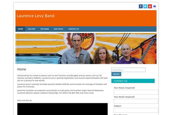 Blue Planet theme site design template sample