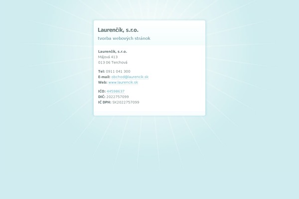MiniCard theme site design template sample