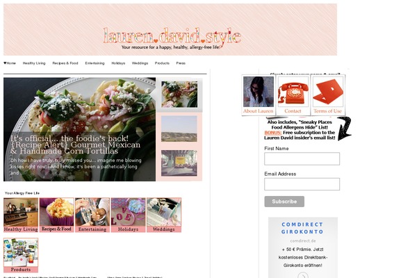 Site using GetMeCooking Recipe Template plugin