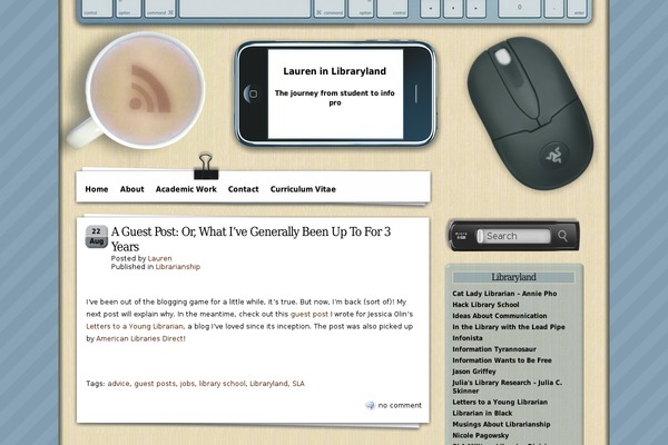 Coffee-desk theme site design template sample