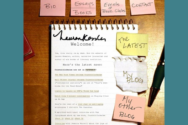 Notepad Chaos theme site design template sample