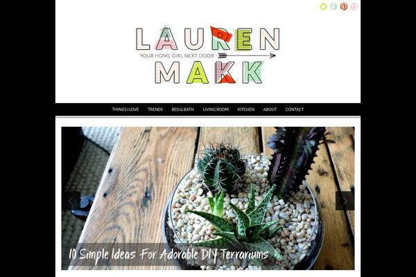 Isabelle theme site design template sample
