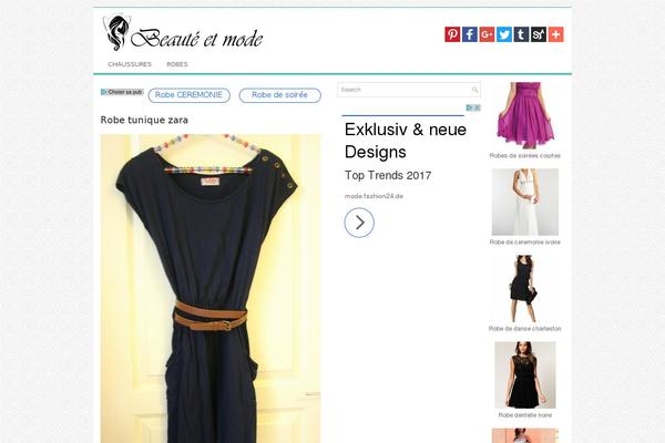 IMPACT theme site design template sample