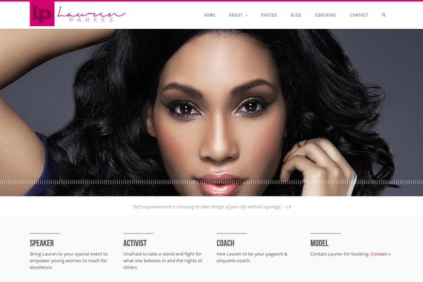 laurenparkes.com site used Senna
