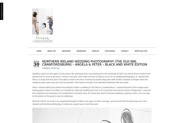 Prophoto4 theme site design template sample