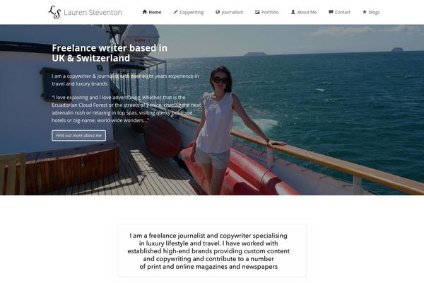 Enlightenment theme site design template sample