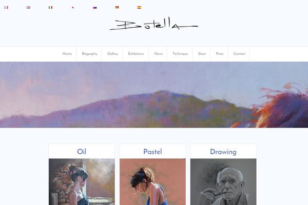 Amadeus theme site design template sample