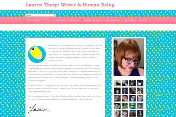 Frau theme site design template sample