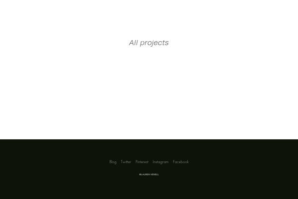 laurenvenell.com site used Worx