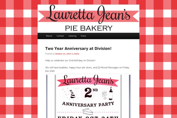 Twenty Eleven theme site design template sample