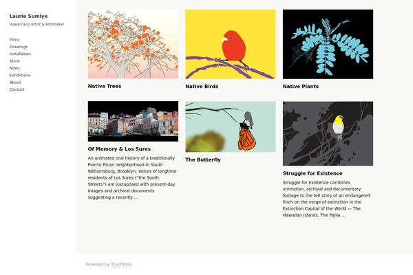 lauriesumiye.com site used Touchfolio