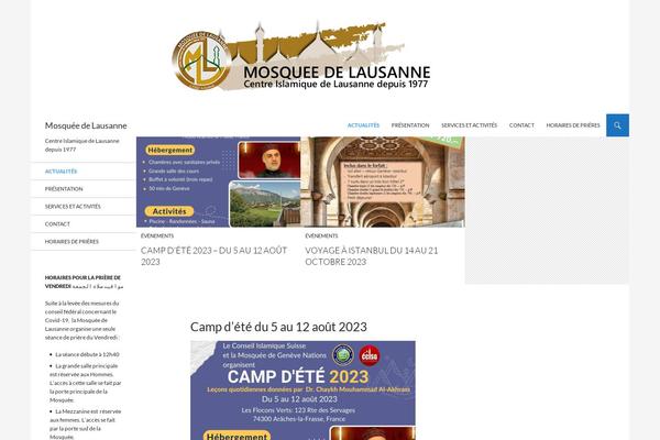 Twentyfourteen Child theme site design template sample