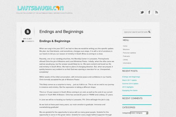 Twenty Twenty theme site design template sample