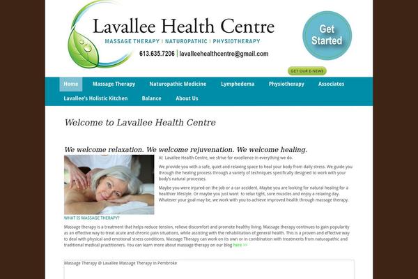 Evolution theme site design template sample