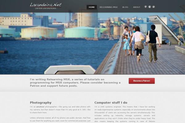 Momento theme site design template sample