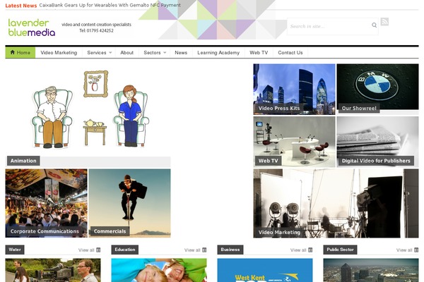 Patterns theme site design template sample