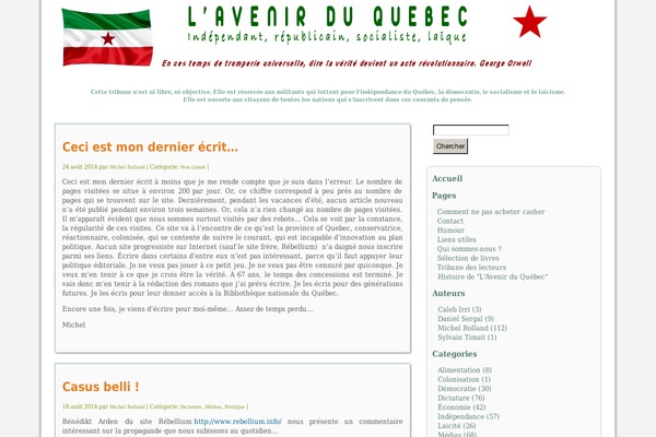 lavenirduquebec.org site used Theme_2
