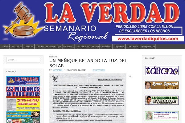 Site using AccessPress Social Share plugin