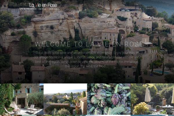 Photogenic theme site design template sample