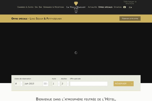 New Horizon theme site design template sample
