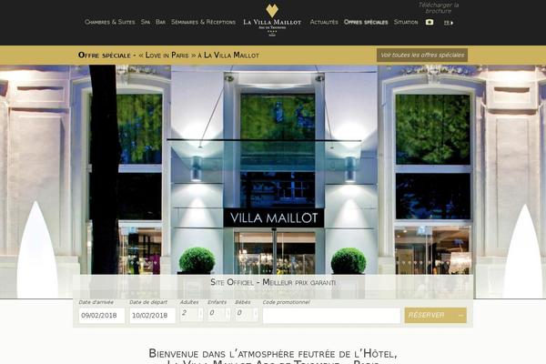 New Horizon theme site design template sample