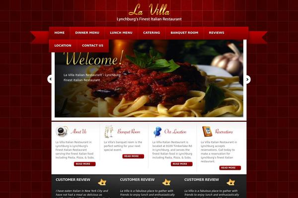 Italianrestaurant theme site design template sample