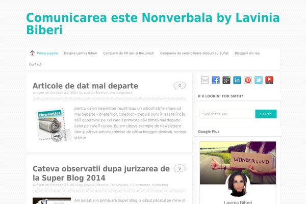Minimalia theme site design template sample