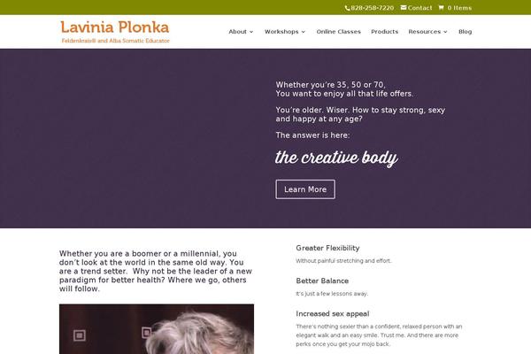 WordPress website example screenshot