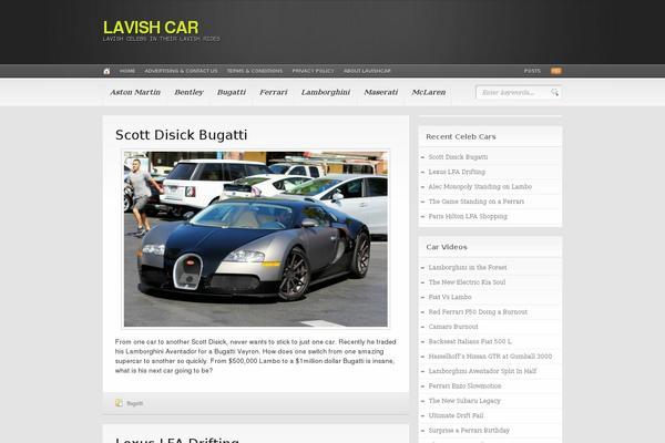 Headlines theme site design template sample