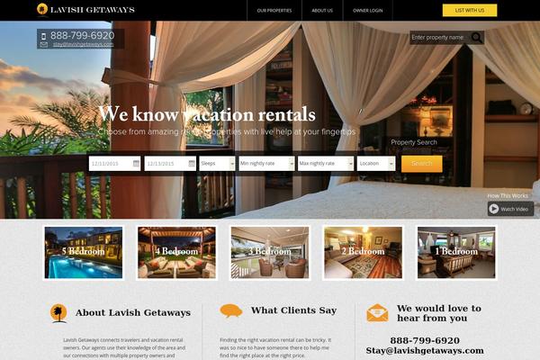 ResortPro WordPress theme, websites list used ResortPro theme ResortPro theme websites examples