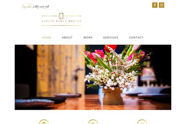 LoveStory theme site design template sample
