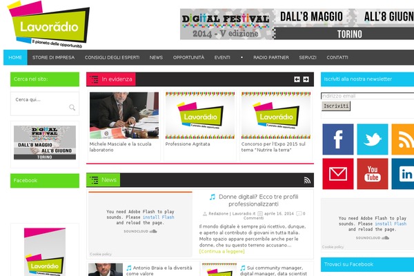 lavoradio.it site used Wiksi