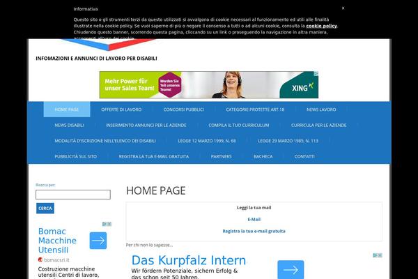 Felicity theme site design template sample