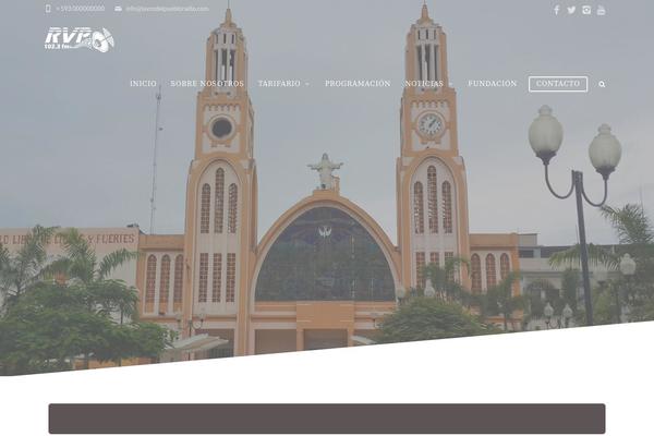 Site using Parallax_video_backgrounds_vc plugin