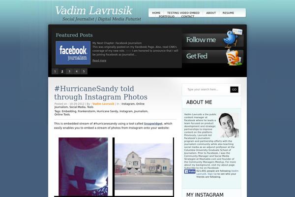Site using Facebook plugin