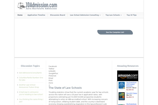 law-school-admission.com site used Modernize v3.11