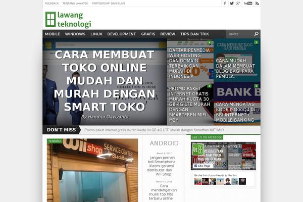 ResponsiveBlogily theme site design template sample