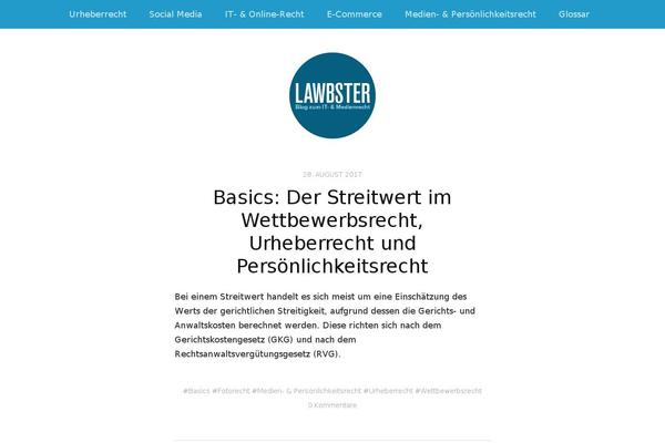Site using Statify plugin