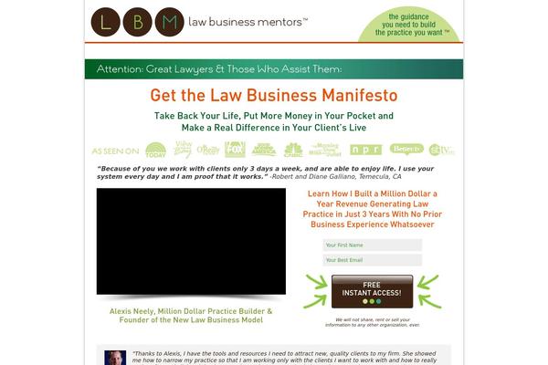 lawbusinessmanifesto.com site used Lbm-sales