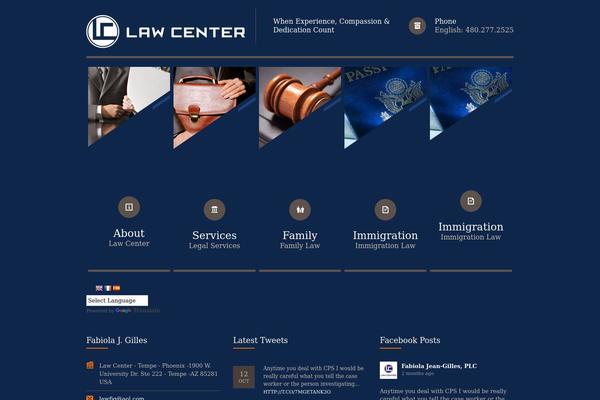 Themis theme site design template sample