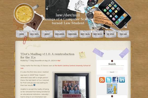 Desk Mess theme site design template sample