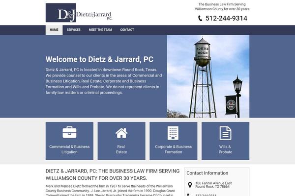 lawdietz.com site used Designn-child