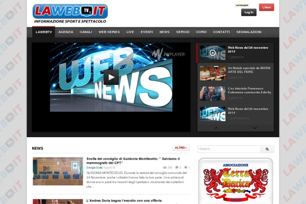 deTube theme site design template sample
