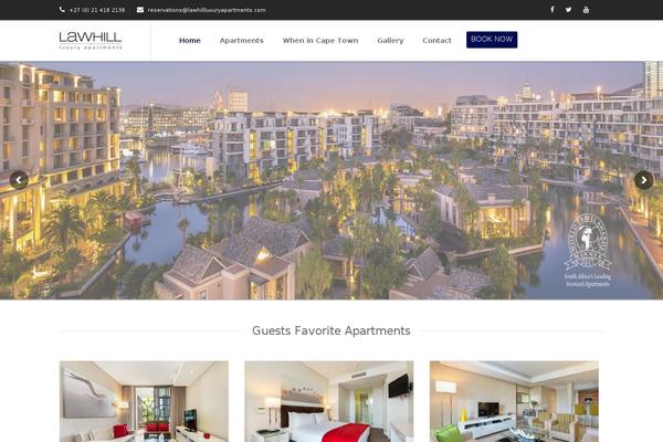 Starhotel theme site design template sample